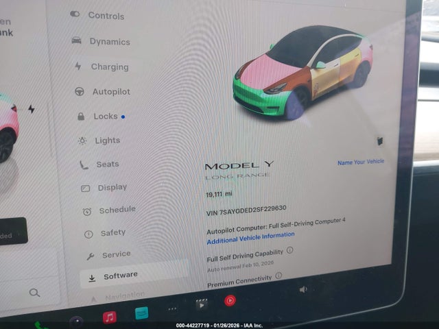 2025 TESLA MODEL Y 7SAYGDED2SF229630 Photo 6