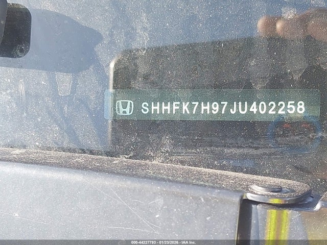 SHHFK7H97JU402258 Honda Civic Sport Touring