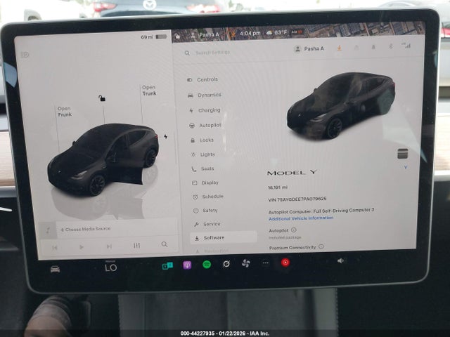 7SAYGDEE7PA079625 Tesla Model Y Awd/long Range Dual Motor All-wheel Drive