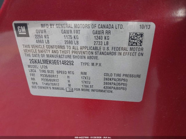 2GKALMEK9E6148292 GMC Terrain Sle-1