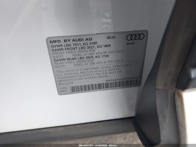 2021 AUDI E-TRON WA1AAAGE8MB000728 Photo 8