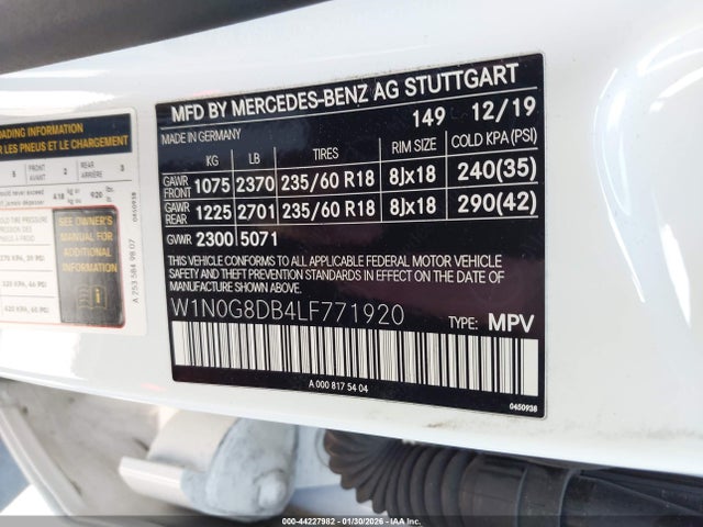 Mercedes-Benz GLC 300 2020 W1N0G8DB4LF771920 Image 9