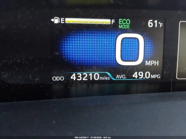 JTDKBRFU6H3053765 Toyota Prius Two