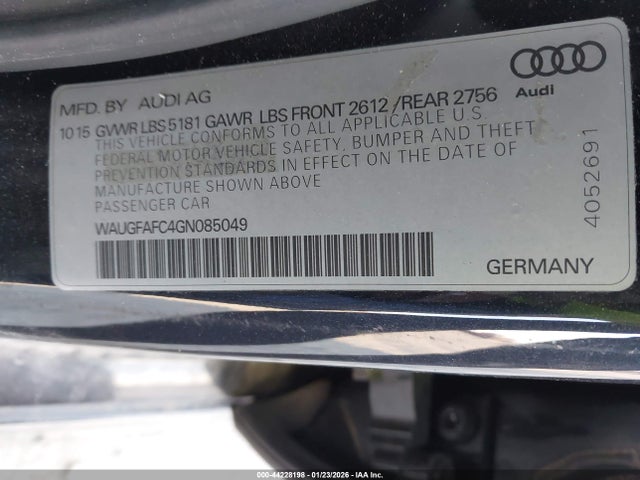 2016 AUDI A6 WAUGFAFC4GN085049 Photo 8