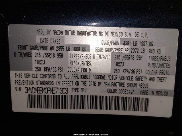 2023 MAZDA CX-30 3MVDMBBM0PM571303 Photo 8