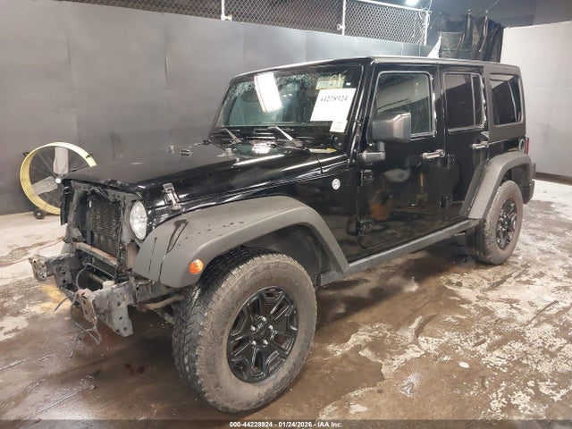 44228924 :رقم المزاد ، 1C4BJWDG4GL188157 vin ، 2016 Jeep Wrangler Unlimited Willys Wheeler مزاد بيع