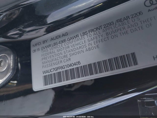 2016 AUDI A3 WAUC7GFF6G1040405 Photo 8