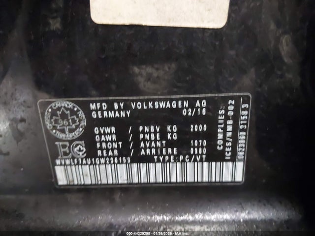 2016 VOLKSWAGEN GOLF R WVWLF7AU1GW236153 Photo 8