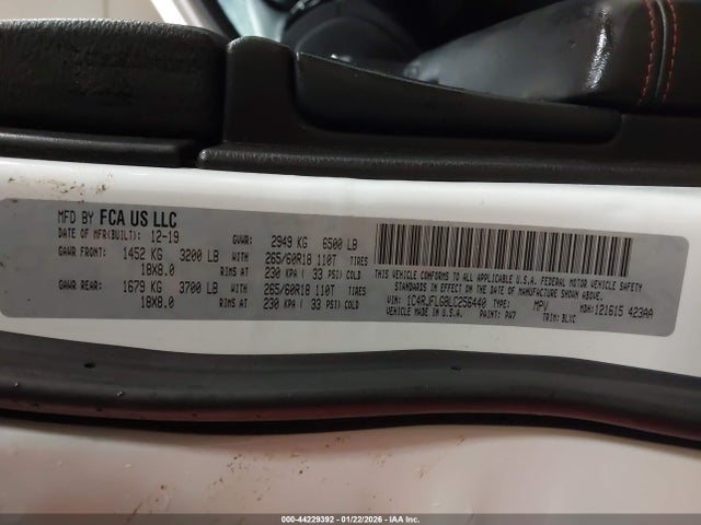 2020 JEEP GRAND CHEROKEE 1C4RJFLG8LC256440 Photo 8