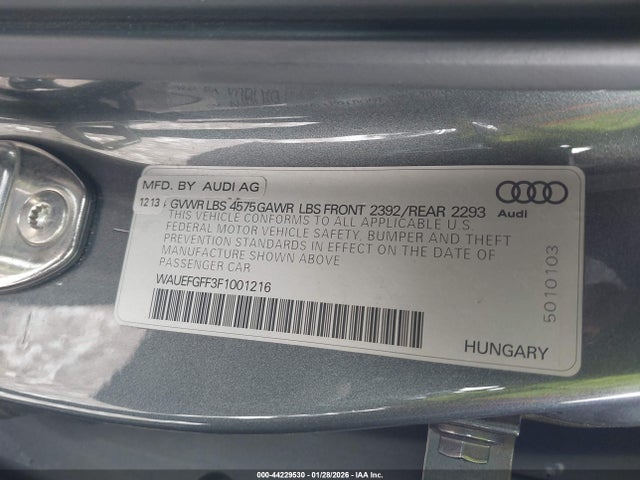 2015 AUDI A3 WAUEFGFF3F1001216 Photo 8