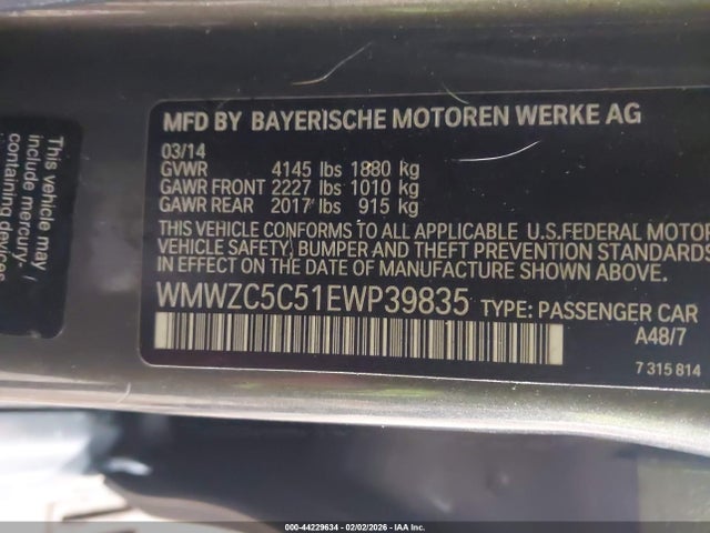 WMWZC5C51EWP39835 Mini Countryman Cooper S