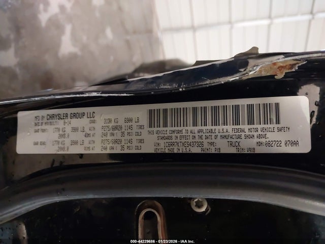 2014 Ram 1500 Express მანქანა იყიდება აუქციონზე, vin: 1C6RR7KTXES437326, აუქციონის ნომერი: 44229686