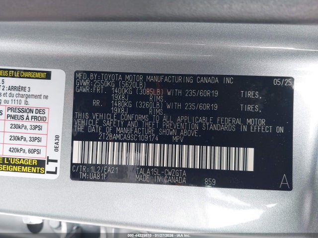 Lexus Rx 350 Premium 2025 2T2BAMCA9SC109174 Image 9