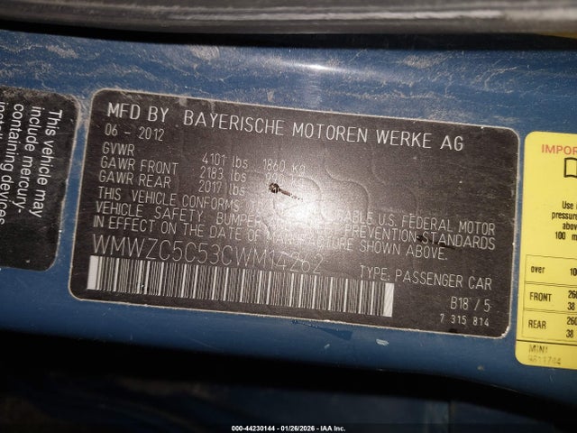 2012 MINI COOPER S COUNTRYMAN WMWZC5C53CWM14262 Photo 8