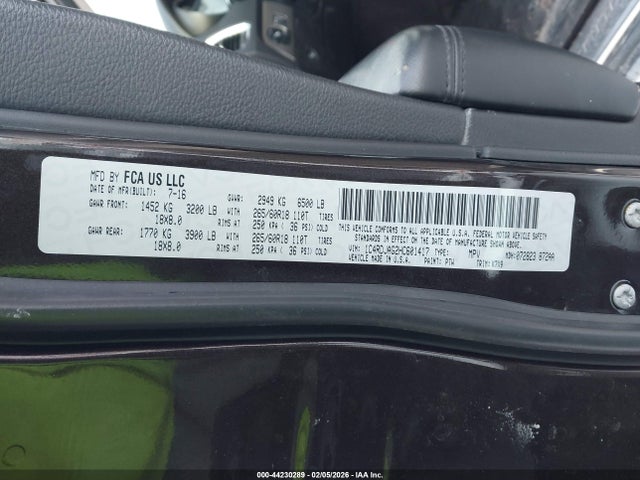 2017 DODGE DURANGO 1C4RDJAG2HC601417 Photo 8