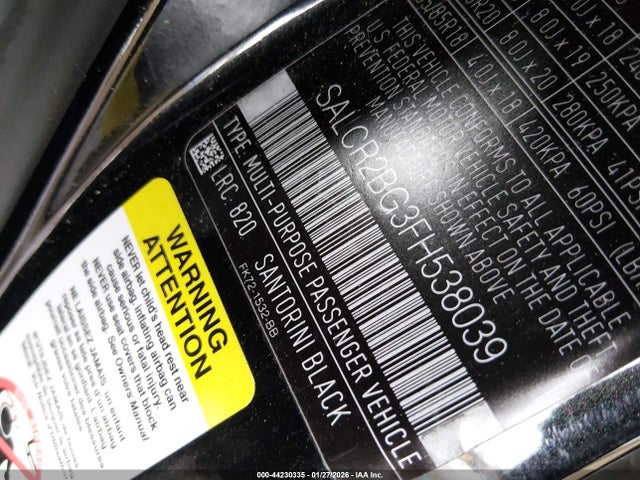 2015 LAND ROVER DISCOVERY SPORT SALCR2BG3FH538039 Photo 8