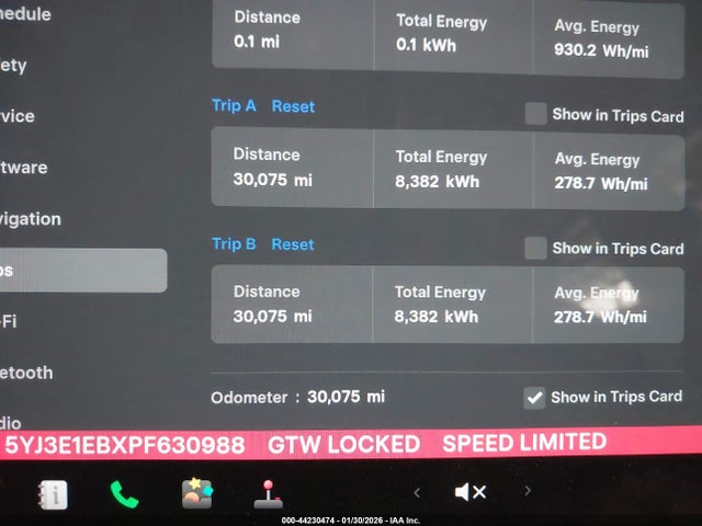 Продажа на аукционе авто 2023 Tesla Model 3 Long Range Dual Motor All-wheel Drive, vin: 5YJ3E1EBXPF630988, номер лота: 44230474