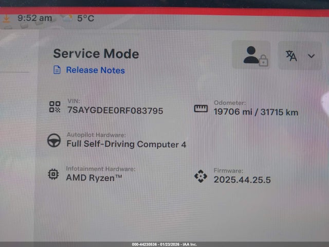 2024 TESLA MODEL Y 7SAYGDEE0RF083795 Photo 6