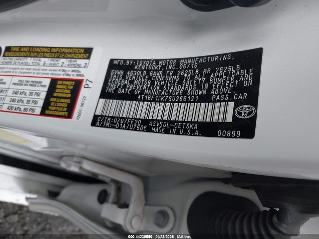 Toyota CAMRY SE 2016 4T1BF1FK7GU266121 Image 9