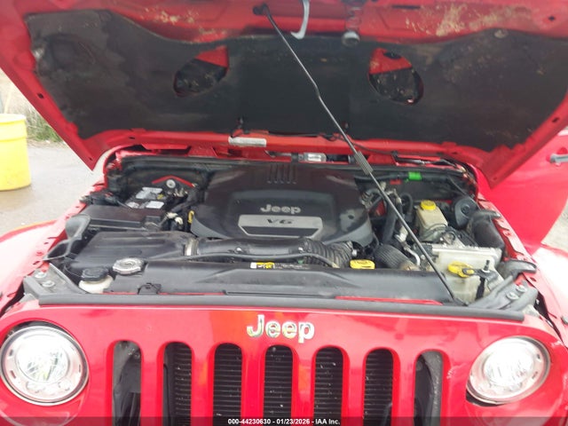 44230630 :رقم المزاد ، 1C4BJWFG5HL533369 vin ، 2017 Jeep Wrangler Unlimited Rubicon Hard Rock 4x4 مزاد بيع