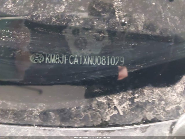 44230655 :رقم المزاد ، KM8JFCA1XNU081029 vin ، 2022 Hyundai Tucson Hybrid Sel Convenience مزاد بيع