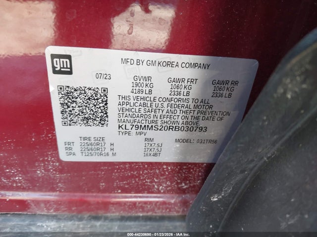 2024 CHEVROLET TRAILBLAZER KL79MMS20RB030793 Photo 8