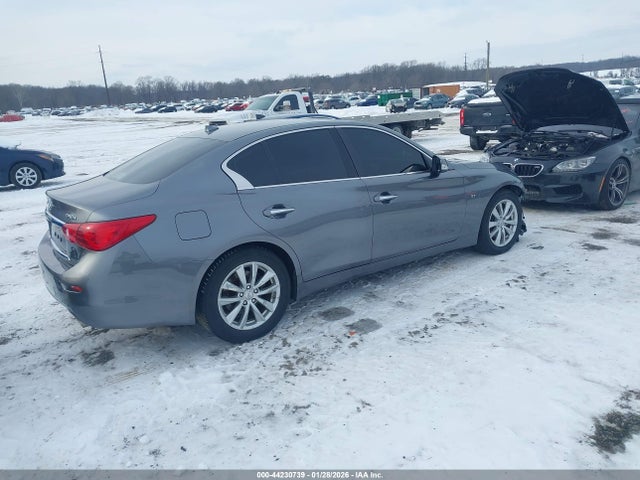 2015 Infiniti Q50 მანქანა იყიდება აუქციონზე, vin: JN1BV7ARXFM413273, აუქციონის ნომერი: 44230739