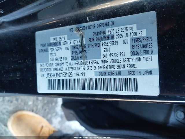 Aukcja sprzedaży 2019 Mazda Cx-5 Grand Touring, vin: JM3KFADMXK1631126, numer aukcji: 44230851