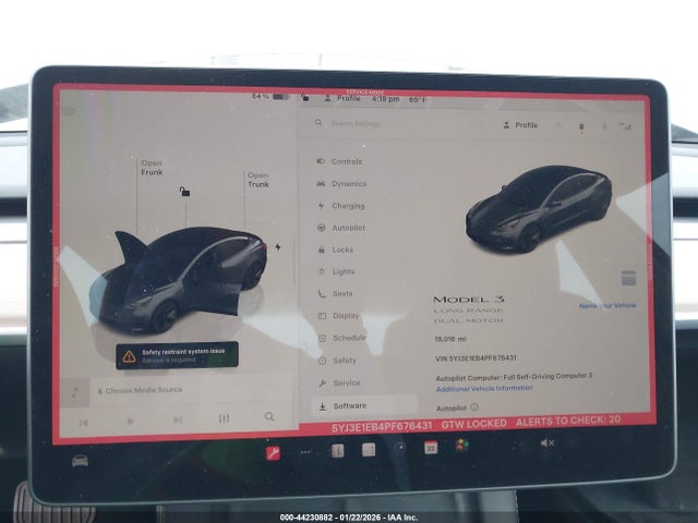 2023 TESLA MODEL 3 5YJ3E1EB4PF676431 Photo 6