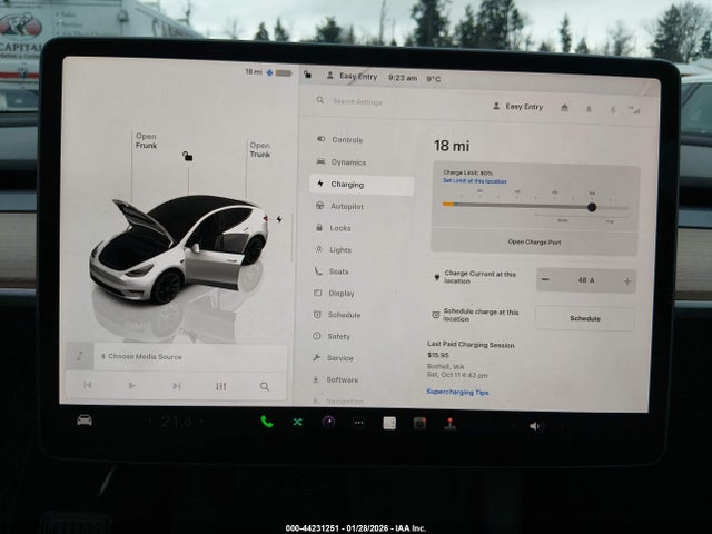 7SAYGDEE7PA079849 Tesla Model Y Awd/long Range Dual Motor All-wheel Drive