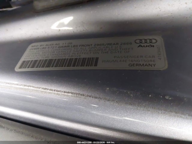 2006 AUDI A8 L WAUML44E16N015086 Photo 8