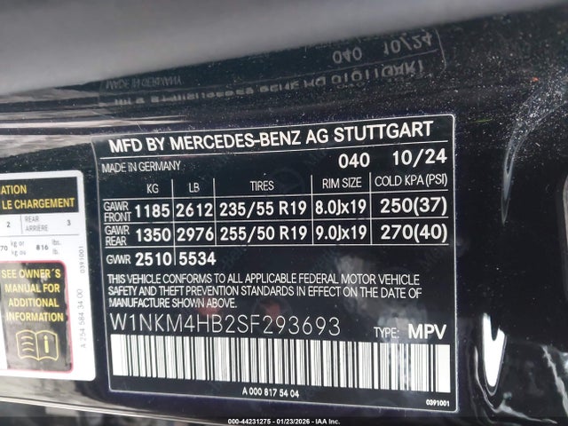 W1NKM4HB2SF293693 Mercedes-Benz Glc 300 4matic Suv