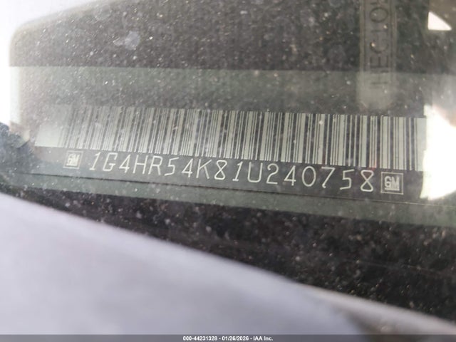 Aukcja sprzedaży 2001 Buick Lesabre Limited, vin: 1G4HR54K81U240758, numer aukcji: 44231328