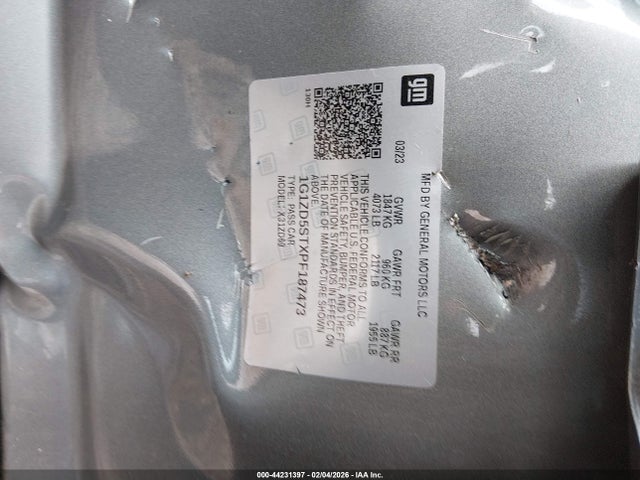 1G1ZD5STXPF187473 Chevrolet Malibu Fwd 1lt