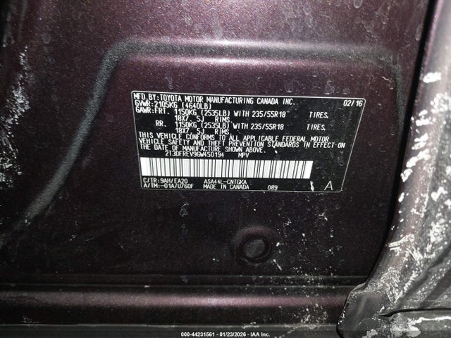 2016 TOYOTA RAV4 2T3DFREV9GW450194 Photo 8