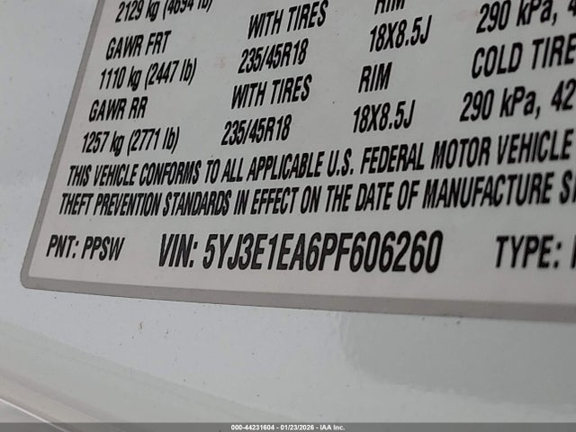 2023 TESLA MODEL 3 5YJ3E1EA6PF606260 Photo 8