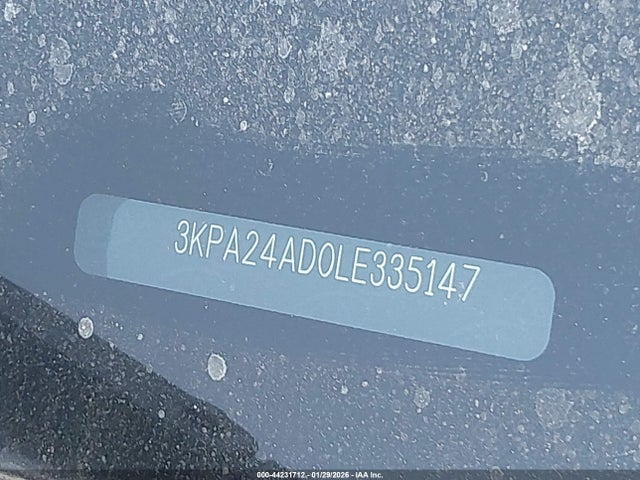 Aukcja sprzedaży 2020 Kia Rio Lx, vin: 3KPA24AD0LE335147, numer aukcji: 44231712