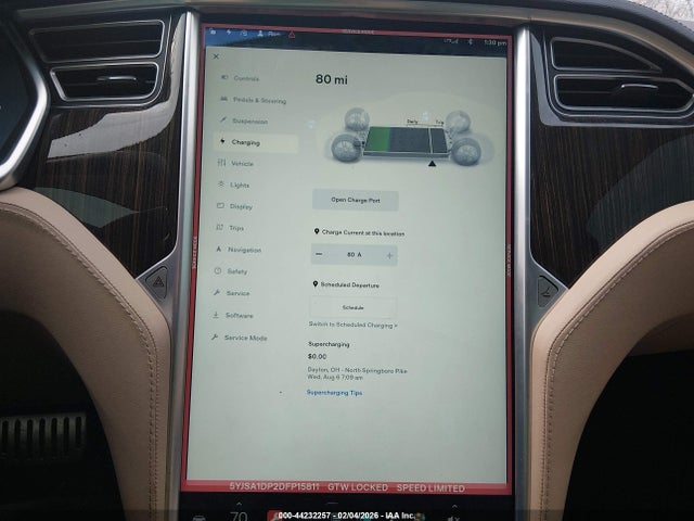 Продаж на аукціоні авто 2013 Tesla Model S Performance, vin: 5YJSA1DP2DFP15811, номер лоту: 44232257