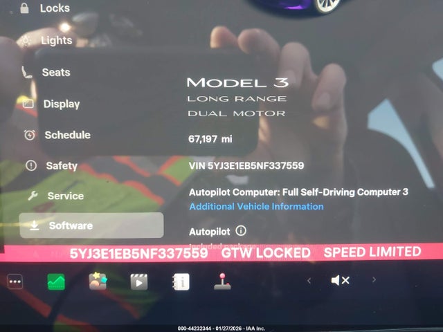 2022 TESLA MODEL 3 5YJ3E1EB5NF337559 Photo 6