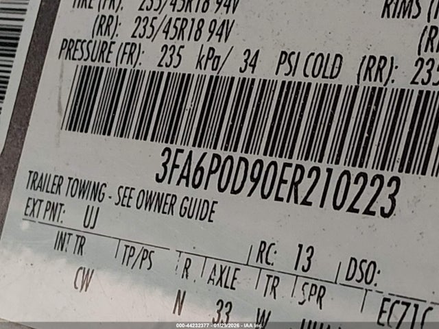 Ford Fusion Titanium 2014 3FA6P0D90ER210223 Image 9