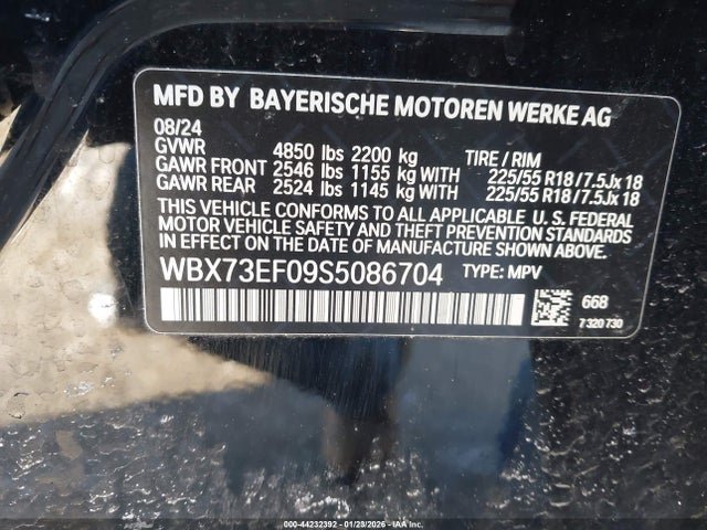2025 BMW X1 WBX73EF09S5086704 Photo 8