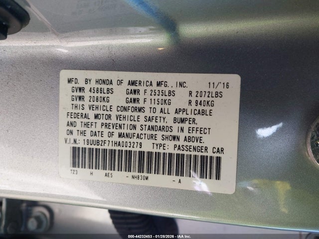 2017 ACURA TLX 19UUB2F71HA003279 Photo 8
