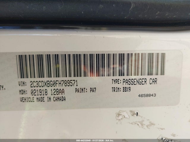 Dodge Charger Se 2015 2C3CDXBG0FH789571 Image 9
