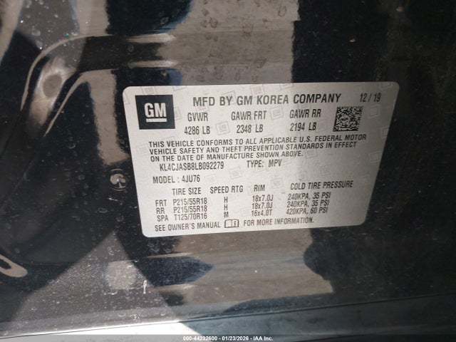 Buick Encore Fwd Preferred 2020 KL4CJASB8LB092279 Image 9