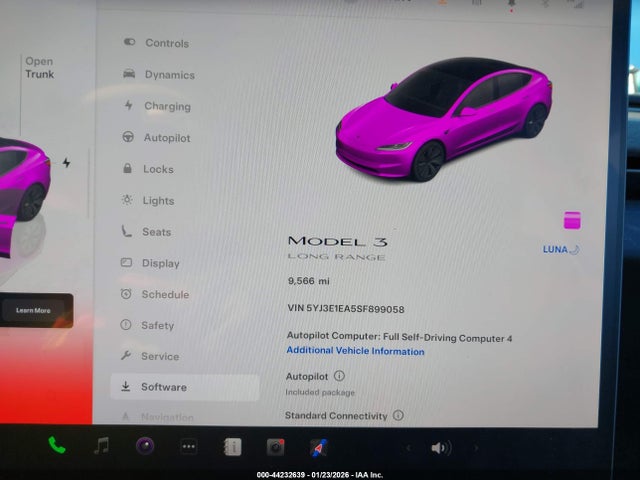 2025 TESLA MODEL 3 5YJ3E1EA5SF899058 Photo 6
