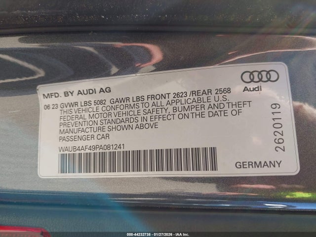2023 AUDI S4 WAUB4AF49PA081241 Photo 8