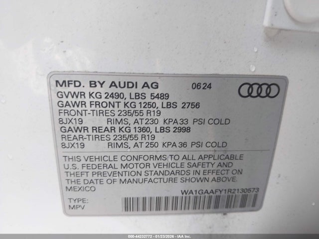2024 AUDI Q5 WA1GAAFY1R2130573 Photo 8