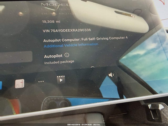 2023 Tesla Model Y Awd/long Range Dual Motor All-wheel Drive მანქანა იყიდება აუქციონზე, vin: 7SAYGDEE5PA088453, აუქციონის ნომერი: 44232916