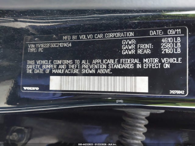 2012 VOLVO S60 YV1622FS0C2101454 Photo 8