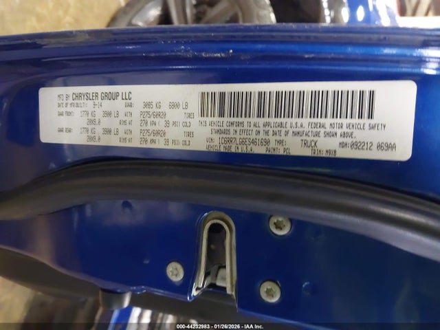 44232983 :رقم المزاد ، 1C6RR7LG6ES461690 vin ، 2014 Ram 1500 Big Horn مزاد بيع